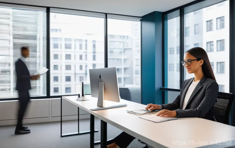 근로계약서 검토 시 유의사항 - **Prompt 1: The Empowered Professional and the Modern Contract**
    "A confident and diverse profes...