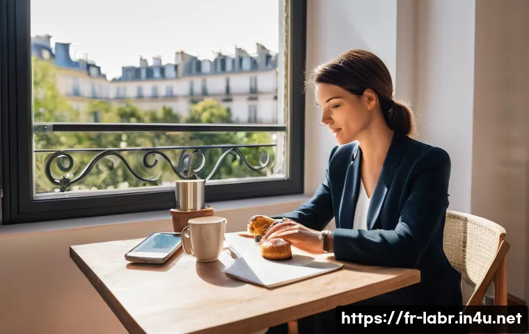 노무사로서의 법률 상담 사례 - **Prompt 1: Remote Work Harmony with Digital Disconnection in France**
    A modern French professio...