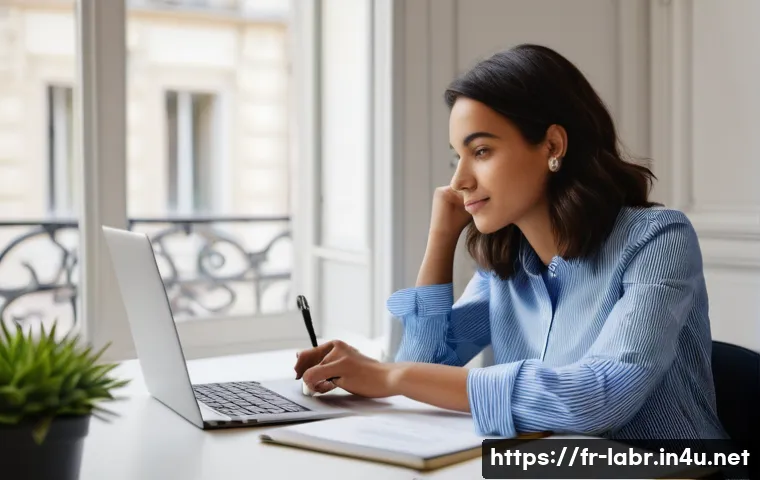 노무사 시험의 주요 과목별 분석 - **Prompt 1: The New Professional Journey and Work-Life Balance in France.**
    A vibrant, medium-sh...